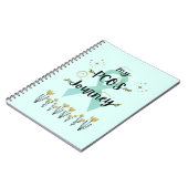 Mein PCOS Journey Polyzystisches Ovarialsyndrom Aq Notizblock (Linke Seite)