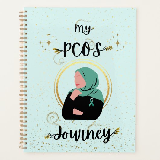 Mein PCOS Journey Polyzystisches Ovarialsyndrom Aq Planer (Vorderseite)