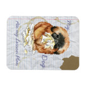 Mein Pekingese Ate My Lessingplan Magnet (Horizontal)