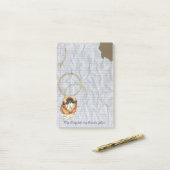 Mein Pekingese Ate my Lessingplan Post-it Klebezettel (Auf Schreibtisch)