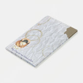 Mein Pekingese Ate my Lessingplan Post-it Klebezettel (angewinkelt)