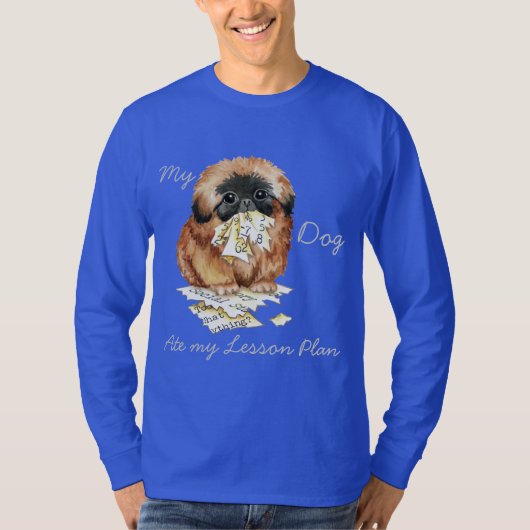 Mein Pekingese Ate My Lessingplan T-Shirt (Vorderseite)