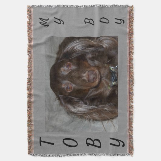 Mein Pelzbaby Decke (Vorderseite Vertikal)