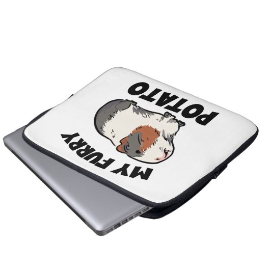 Mein Pelztier, Guinea Laptopschutzhülle (Vorne Knopf)