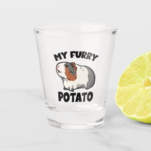 Mein Pelztier, Guinea Schnapsglas (Vorderseite)