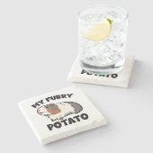 Mein Pelztier, Guinea Steinuntersetzer (Seitenansicht)