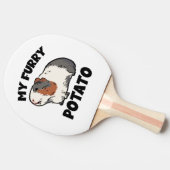 Mein Pelztier, Guinea Tischtennis Schläger (Seitenansicht)