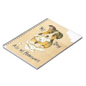 Mein Pembroke Welsh Corgi Ate meine Hausaufgaben Notizblock (Linke Seite)