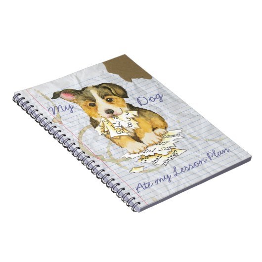 Mein Pembroke Welsh Corgi Ate my Lektionsplan Notizblock (Rechte Seite)