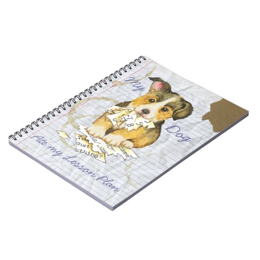 Mein Pembroke Welsh Corgi Ate my Lektionsplan Notizblock (Linke Seite)