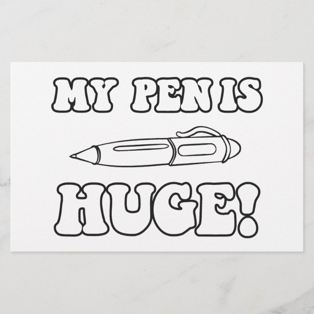 Mein Pen ist riesig (Vorderseite)