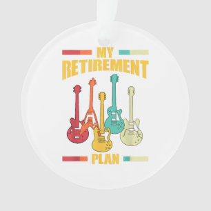 Mein Pensionsplan Electric Gitarre Musical String Ornament