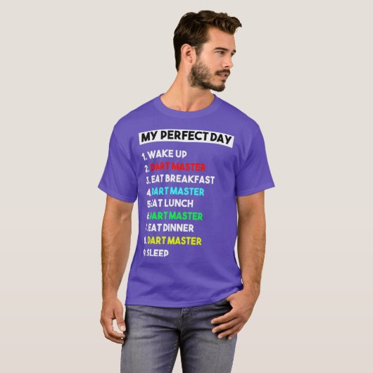 Mein perfekter Dart Master für Dart Master T-Shirt (Vorne ganz)
