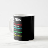 Mein perfekter französischer Horntag Funny French  Kaffeetasse (Vorderseite Links)