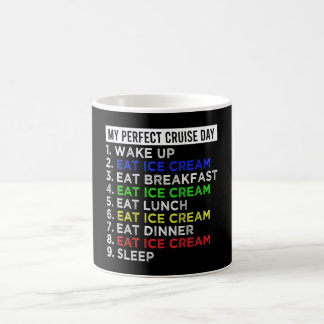 Mein perfekter Kreuztag essen Eis Creme Funny Kaffeetasse