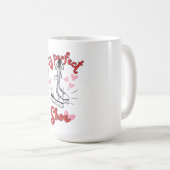 Mein perfekter Schuh für Snowboarden. Kaffeetasse (VorderseiteRechts)