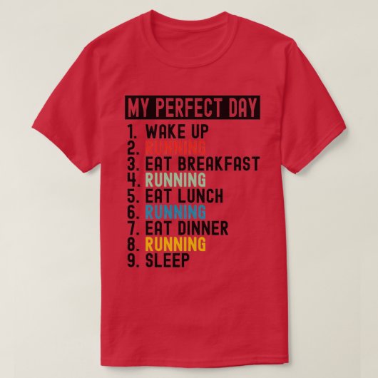 Mein perfekter Tag 2 T-Shirt (Design vorne)