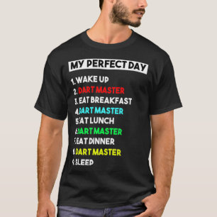 Mein perfekter Tag Dart Master Shirt Funny Geschen