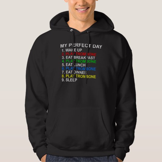 Mein perfekter Tag Hoodie (Vorderseite)