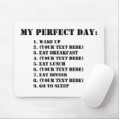 Mein perfekter Tag Mousepad (Mit Mouse)