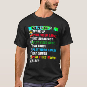 Mein perfekter Tag Play Video Spiele WeihnachtsGam T-Shirt