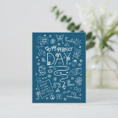 Mein perfekter Tag - positives Denken 2a Postkarte (Stehend Vorderseite)