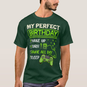 Mein perfekter Tag Videospiele Gaming Geschenke 12 T-Shirt