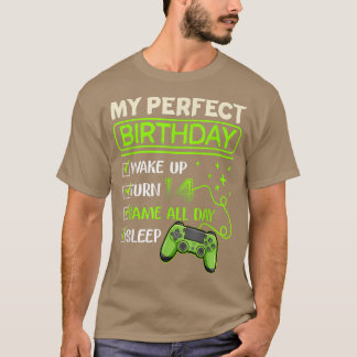 Mein perfekter Tag Videospiele Gaming Geschenke 14 T-Shirt