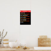 Mein perfekter Tag - Videospiele Poster (Küche)