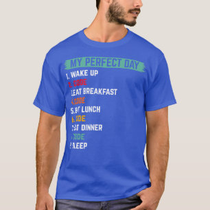 Mein perfekter Tag weckte Code Programmierung T-Shirt