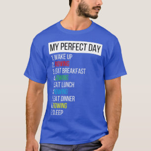 Mein perfekter Tag weckte zum Mittagessen auf T-Shirt