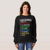Mein perfekter Tageskaffee Sweatshirt (Vorne ganz)