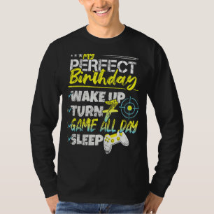 Mein perfektes 7. Geburtstag 7 Jahre Junge Girl Ga T-Shirt