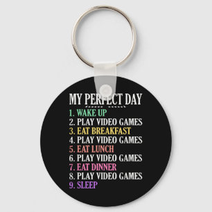Mein perfektes Day Gaming Kleidungsstück Computer  Schlüsselanhänger