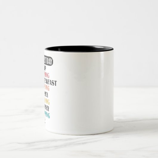 Mein perfektes Gartengärtnergeschenk Zweifarbige Tasse (Mittel)