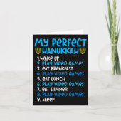 Mein perfektes Hanukkah Video Game Chanukah Juden  Karte (Vorderseite)