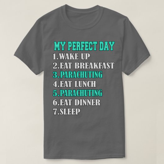 Mein perfektes Tagraining T-Shirt (Design vorne)