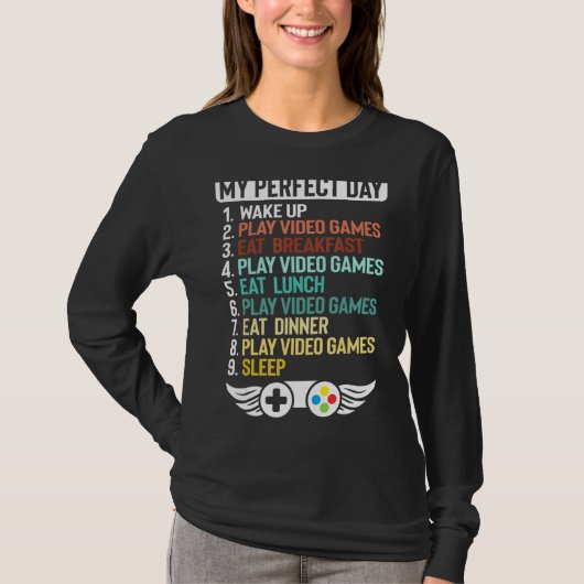 Mein perfektes Videospiel T-Shirt (Vorderseite)