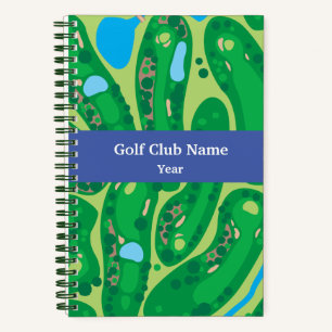 Mein Personal Golf Game Notebook Notizblock
