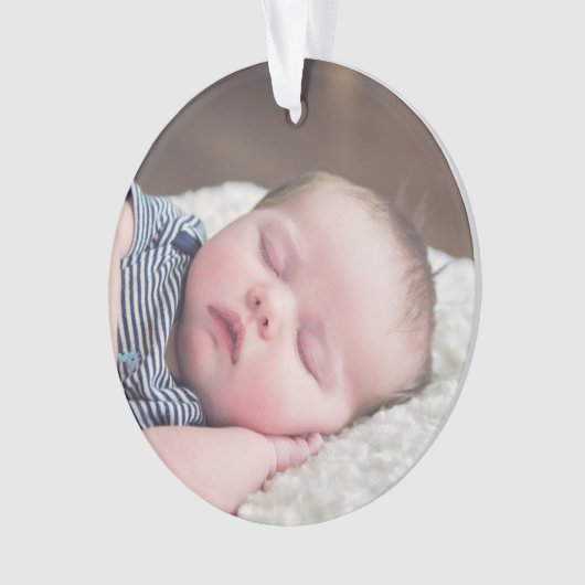 Mein Personalisierter Weihnachtsschmuck Ornament (Vorderseite)