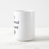 Mein persönlicher Hotspot - Funny Coffee Quotes - Kaffeetasse (Mittel)