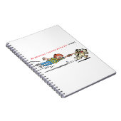 Mein persönlicher Trainer arbeitet für Knochen Notizblock (Rechte Seite)