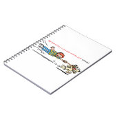 Mein persönlicher Trainer arbeitet für Knochen Notizblock (Linke Seite)