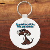 Mein Petsiter wird hier jede Minute sein! Schlüsselanhänger (Vorderseite)