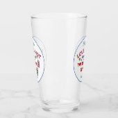 Mein Pfeffer zu Ihrer Salz-Liebe Romantische Persö Glas (Links)