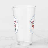 Mein Pfeffer zu Ihrer Salz-Liebe Romantische Persö Glas (Rechts)