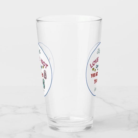 Mein Pfeffer zu Ihrer Salz-Liebe Romantische Persö Glas (Rechts)