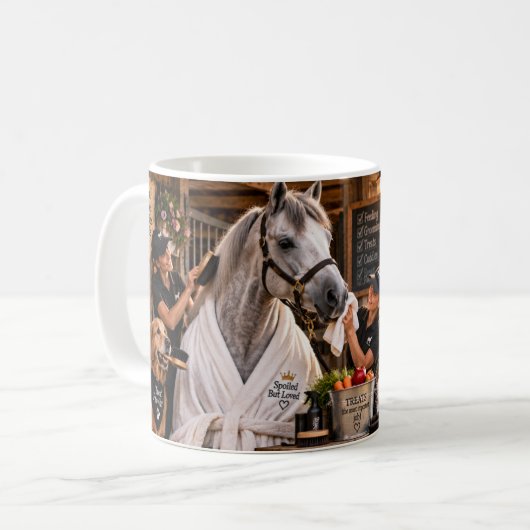 Mein Pferd hat Personal Tasse (Vorderseite Links)