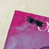 Mein Pferd ist meine Magenta Strandtuch (Beispiel)