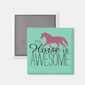 Mein Pferd ist Phantastisch Magnet (Vorderseite/Rückseite)